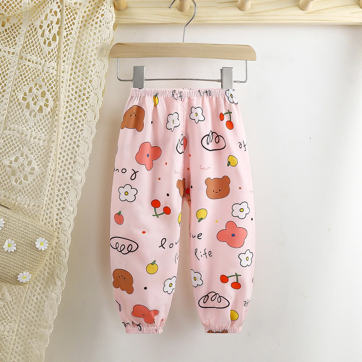 Pantalones de pierna ancha antimosquitos para niñas de verano - imagen 5