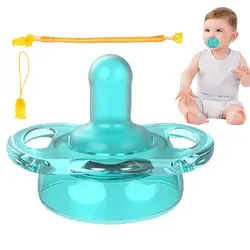 Chupete tipo pecho de silicona suave para dormir y dentición