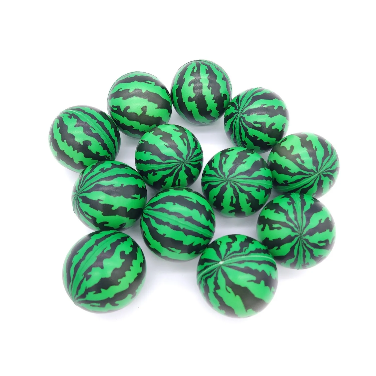 Bolas antiestrés de sandía, recuerdo de fiesta, bola de espuma de PU suave, juguete de fruta sensorial blando para niños y adultos - imagen 3