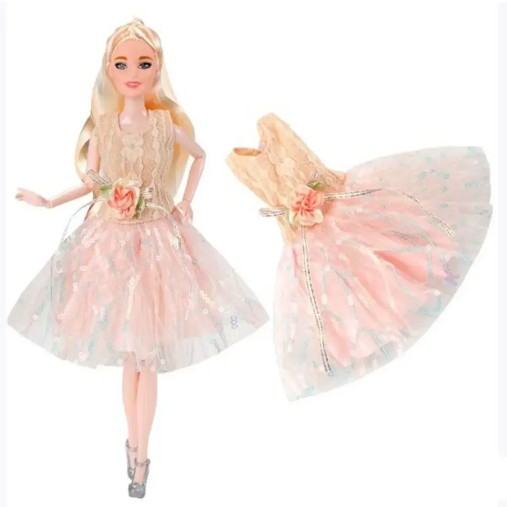 Vestido de princesa con chal para muñeca BJD - imagen 2