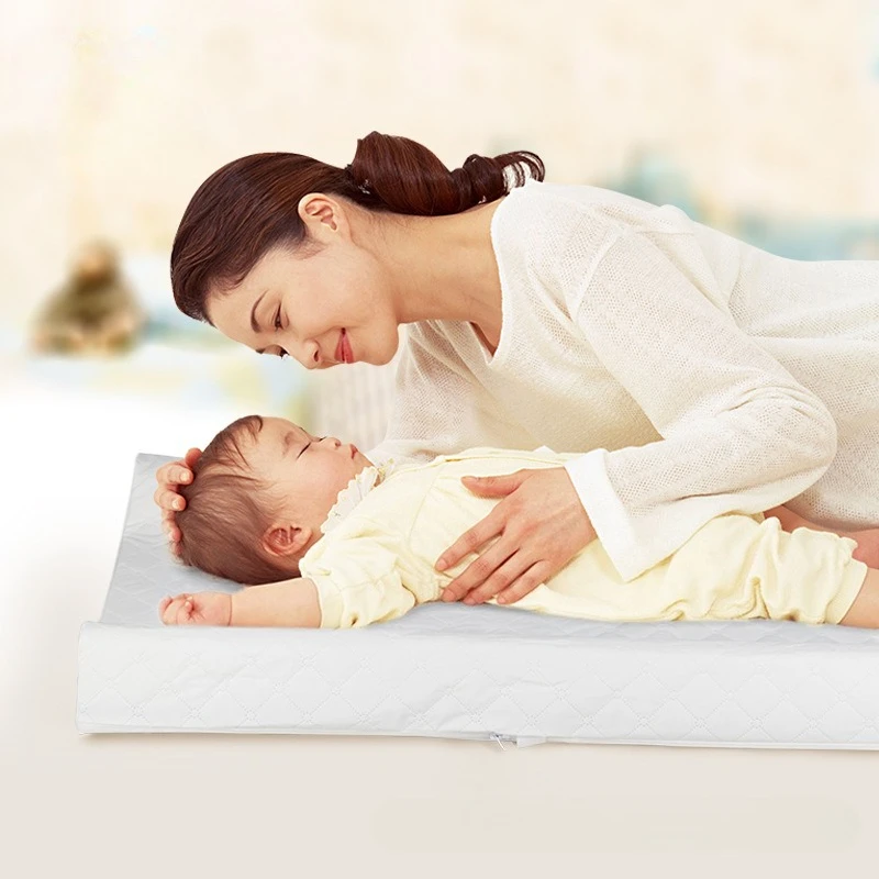 Cambiador infantil con almohadilla para pañales de bebé, Compatible con fundas y cambiadores estándar, cambiador de compresión para cambiadores de bebé - imagen 2