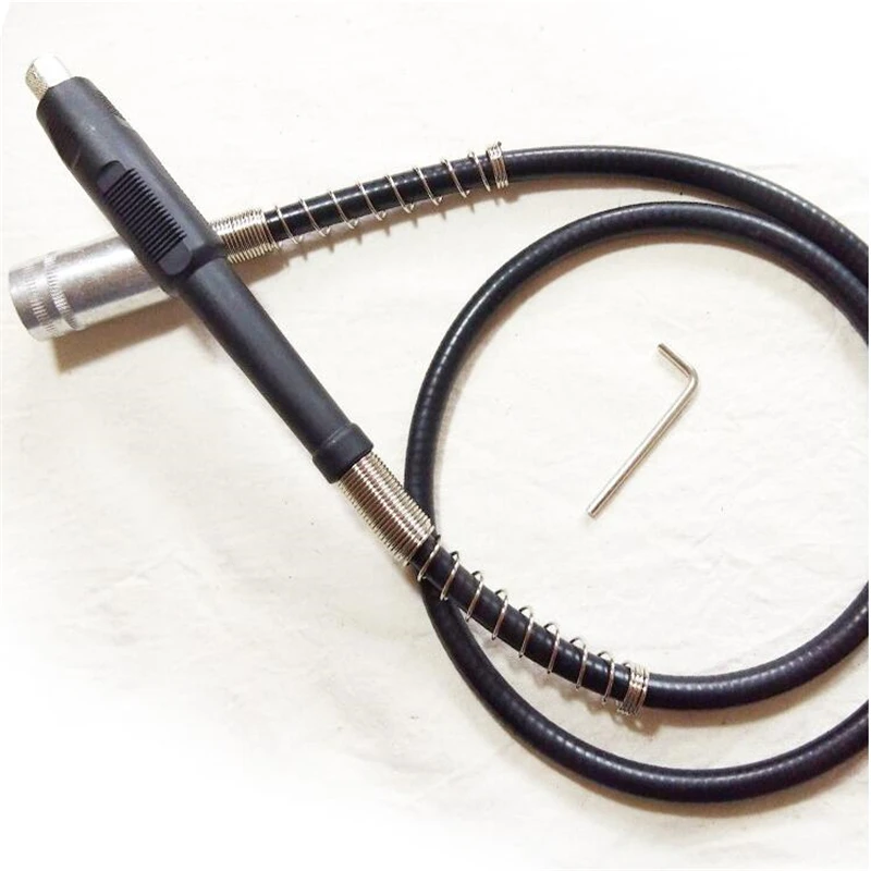 Amoladora de taladro Flexible eléctrica con cable, eje de extensión Flexible + llave L para herramienta rotativa eléctrica Dremel, accesorios de amoladora, 107cm, 42 - imagen 5