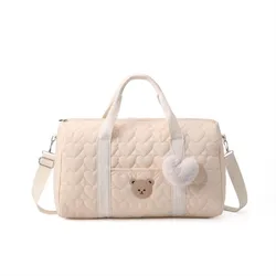 Bolso de maternidad grande- Cruzado multifuncional con estampado floral