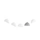 white and gray
