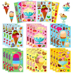 Pegatinas de helado para niños – Calcomanías creativas postre