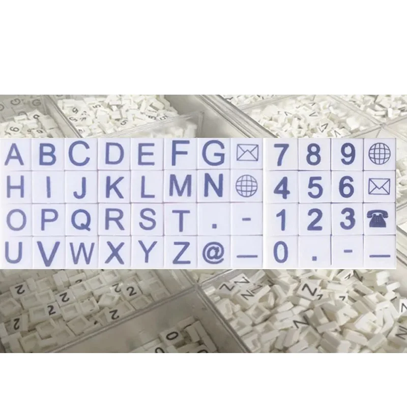 number 0-9 And English  A-Z 3070 Tile 1x1with printed compatible accessory brick DIY building block Computer keyboard  toys