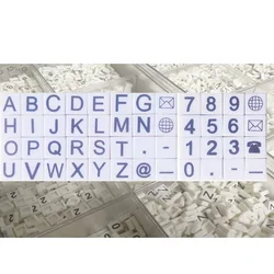 number 0-9 And English A-Z 3070 Tile 1x1with printed compatible accessory brick DIY building block Computer keyboard toys