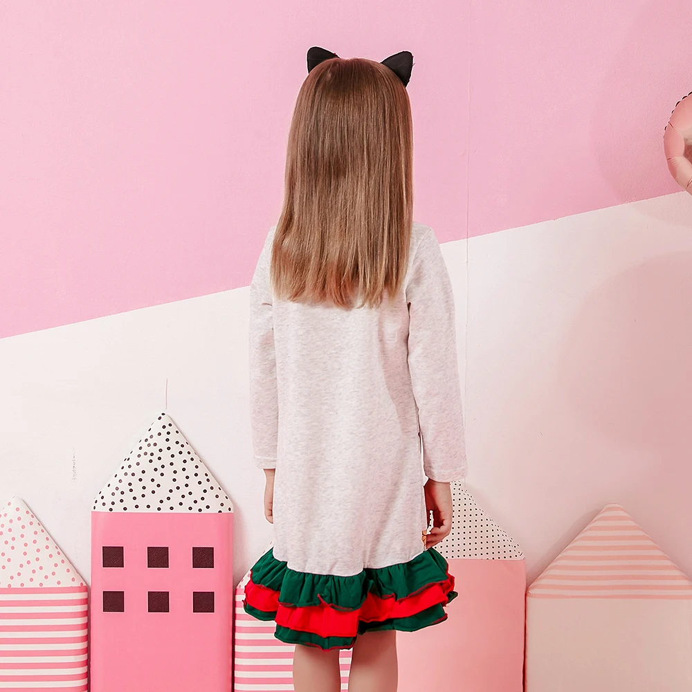 Vestido DXTON de algodón con estampado floral para niñas - imagen 5