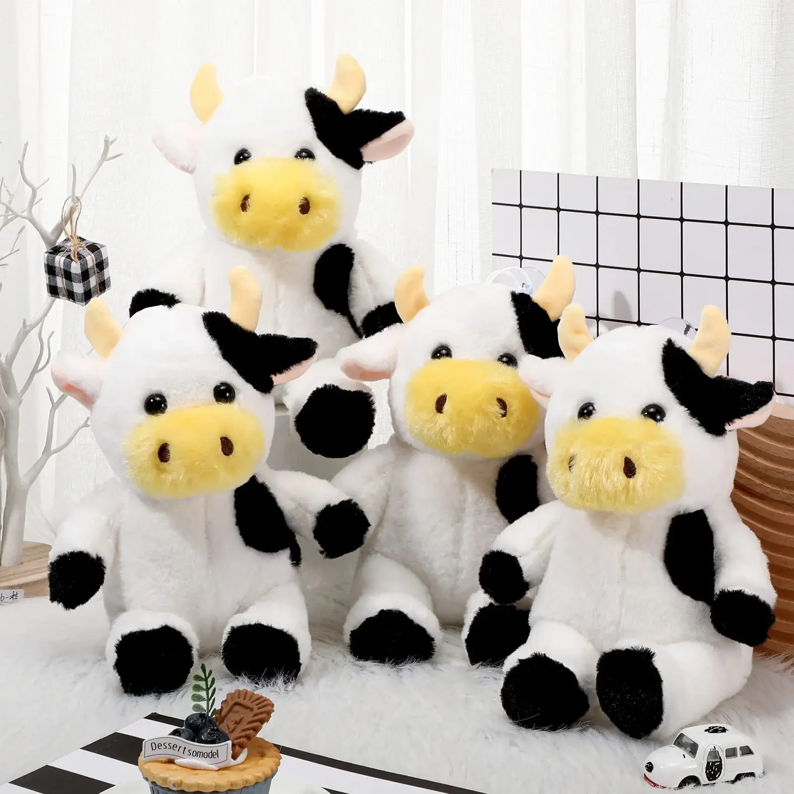 Peluche de vaca suave para bebé y niño – Juguete infantil - imagen 2
