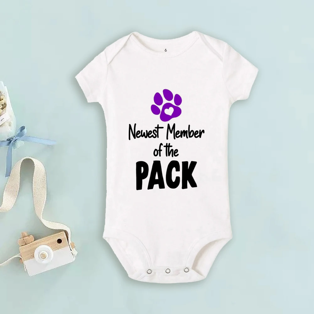 Body para bebé de miembro del paquete, bonito anuncio de embarazo, pelele para bebé, traje de ducha Newbron, ropa para niños y niñas, novedad de 2025 - imagen 5