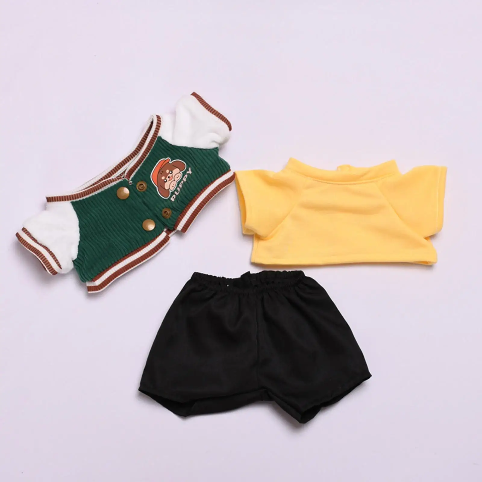 Plush Doll Clothes Plush Doll Accessories Fashion Comfortable Dress up Stuffed Animals Accessories Baseball Suit Doll Clothing