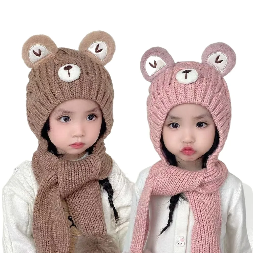 Gorro de punto infantil con pompón – Antiviento y térmico - imagen 2