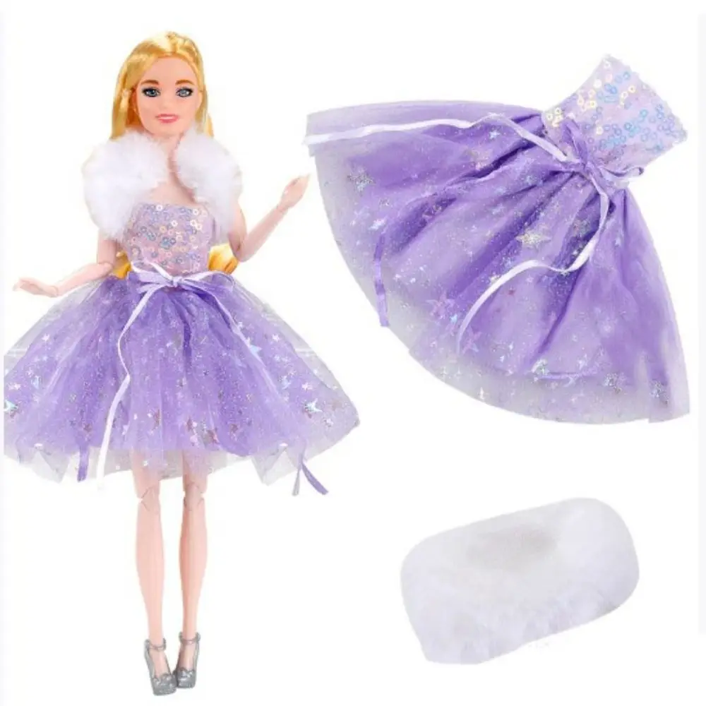Vestido de princesa con chal para muñeca BJD - imagen 3