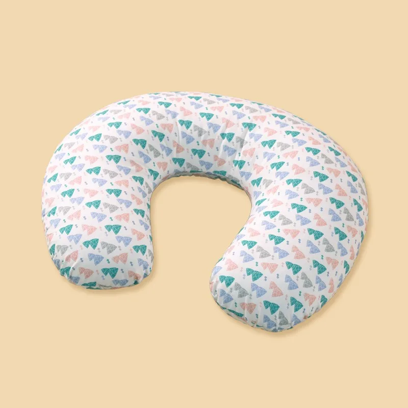 Almohada de lactancia redonda antisalpicaduras con soporte ergonómico - imagen 2