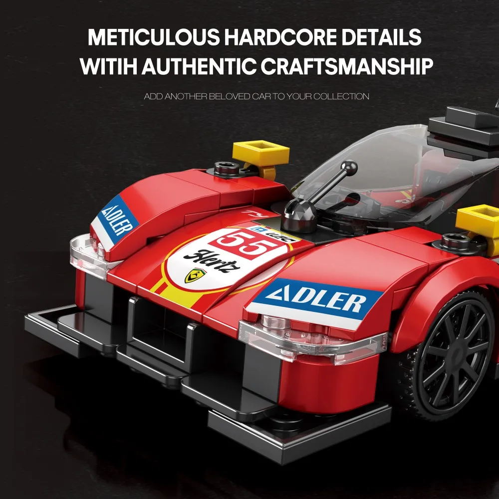 Bloques de Construcción Coche Deportivo Speed Racer para Niños - imagen 2