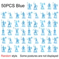 50PCS Blue