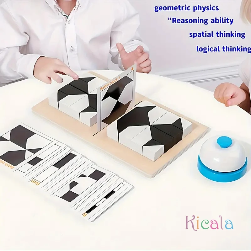 Rompecabezas 3D Geométrico para Niños – Juguete Educativo Familiar - imagen 2