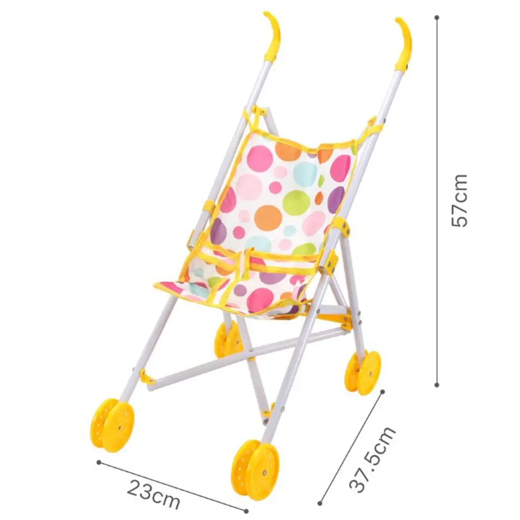 Foldable Stroller Pushchair for Reborn , Children Nursery Bedroom Furniture Toy Decoration