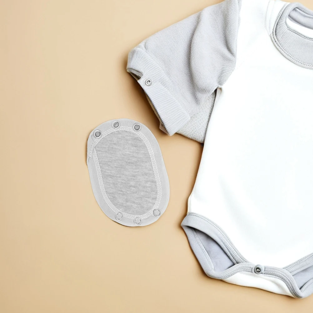 Extensor de crecimiento para bebé, 2 uds., doble capa de algodón suave, longitud ajustable, mono para recién nacido, extensión de botón a presión, a prueba de fugas, otoño - imagen 2