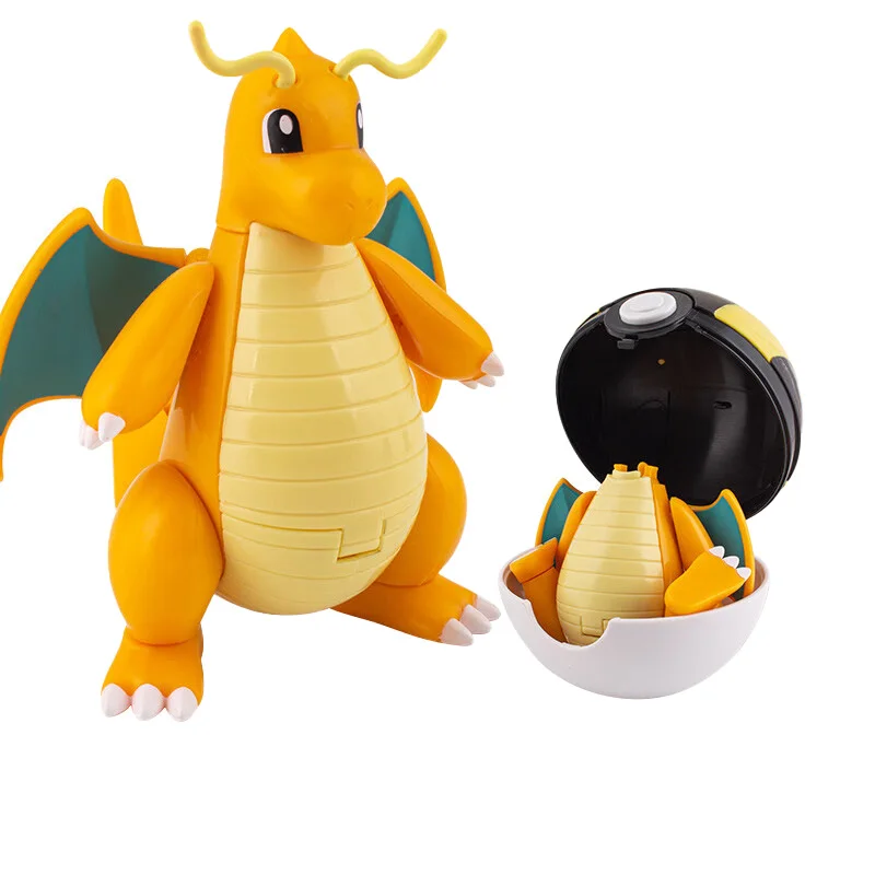 Figuras de acción de Pokémon, juguetes de Anime, Pikachu, Dragonite, Gengar, Mew, Snorlax, Gyarados, Lapras, Poke ball, Pokeball, Lunala, regalo para niños - imagen 5