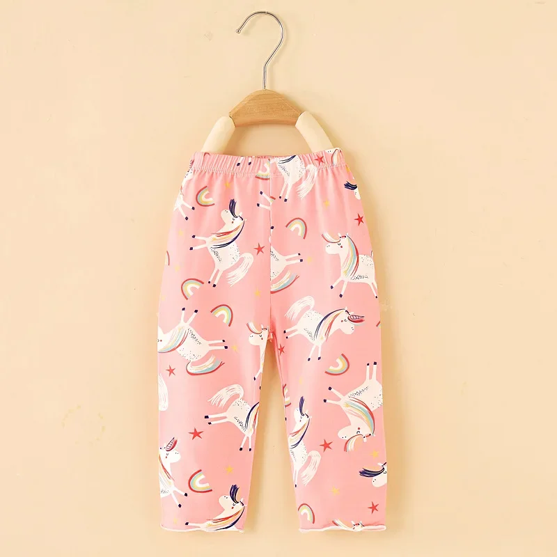 Pink colored horse