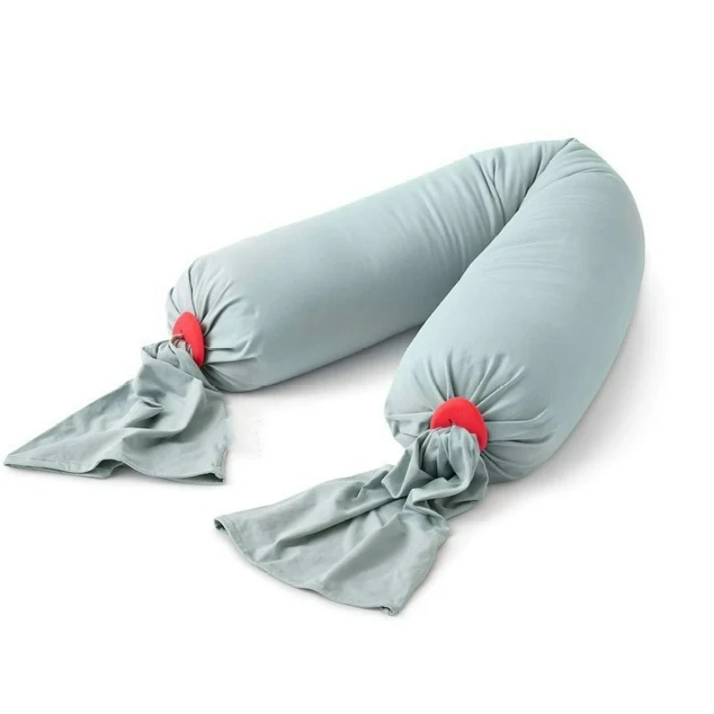 Almohada para embarazadas, gránulos, hebilla de silicona de doble extremo, almohada para embarazadas de caramelo, protección de cintura ajustable, almohada para dormir lateral - imagen 2