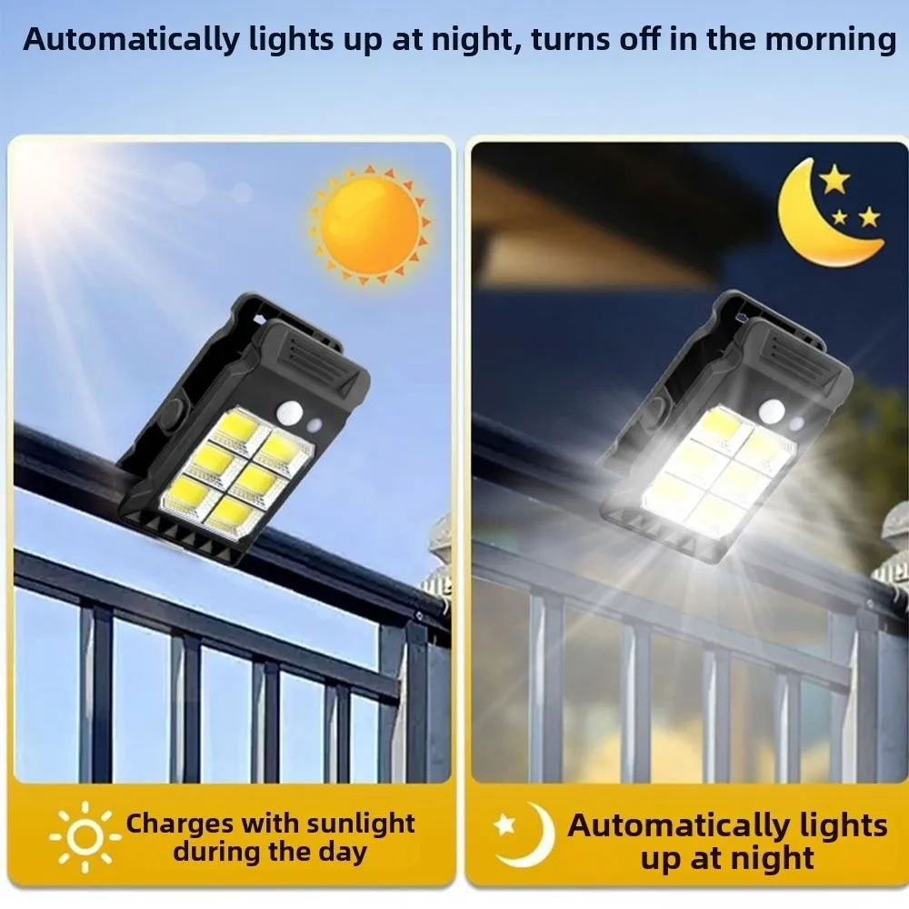 Luces solares de jardín con sensor de movimiento e instalación fácil - imagen 4