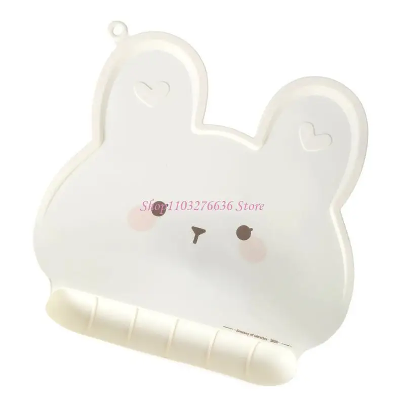 R6FD Silicone Conejo forma conejo Cena recorrido visita Plaz viaje Mat - imagen 3