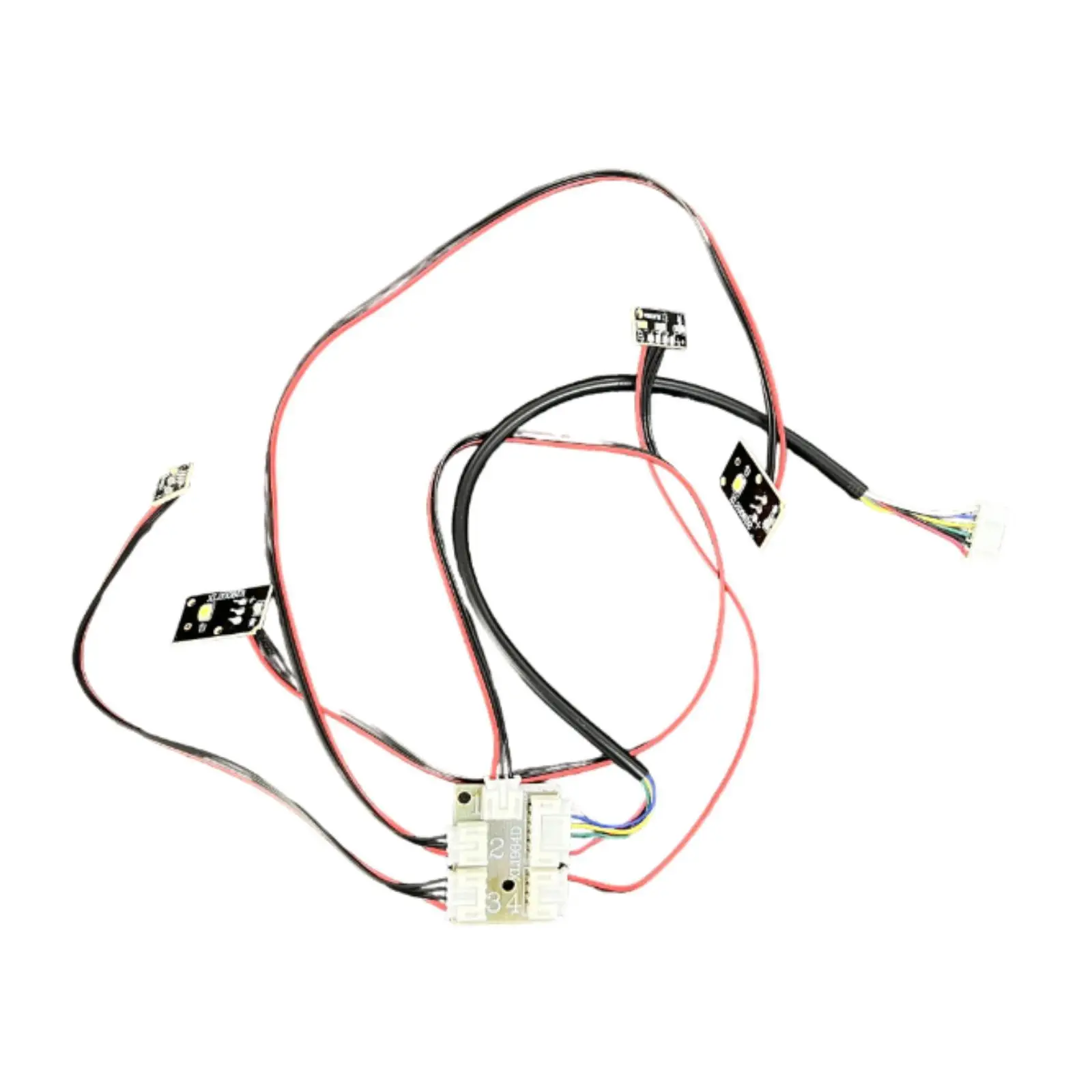 RC Light Linkage Set Practical Universal Spare Parts RC LED Light Kit for MN82 1/12 Scale RC DIY Accessor Modification Drift Car