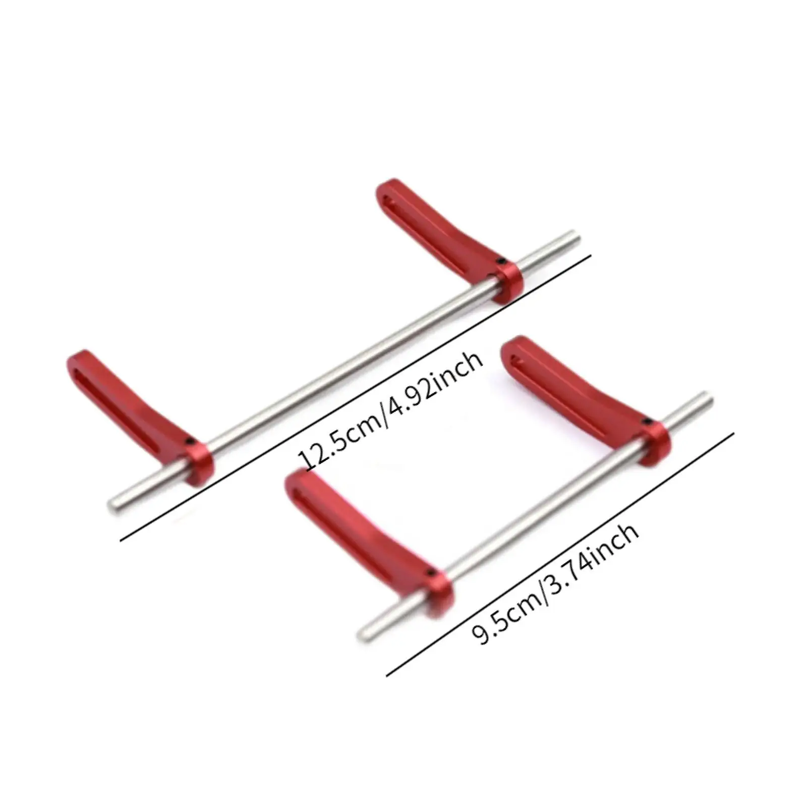 1/10 RC Front Rear Bumper with RC Tow Hooks Sturdy for RC Crawler Easy to Install Accessories RC Car Spare Part Adjustable
