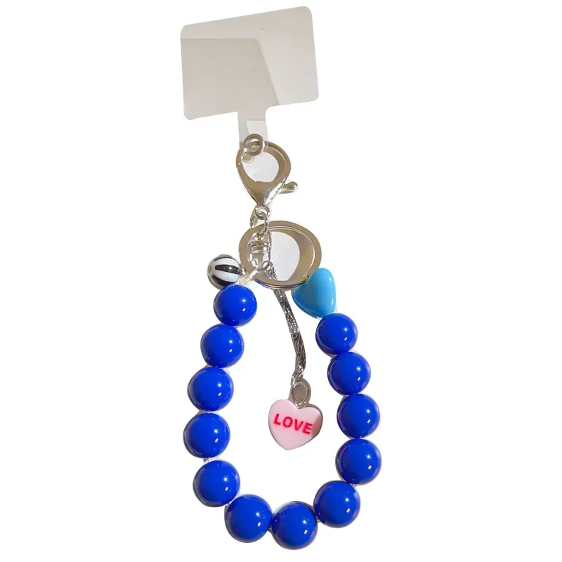 Pulsera antipérdida de cuentas hecha a mano con corazón amor - imagen 3