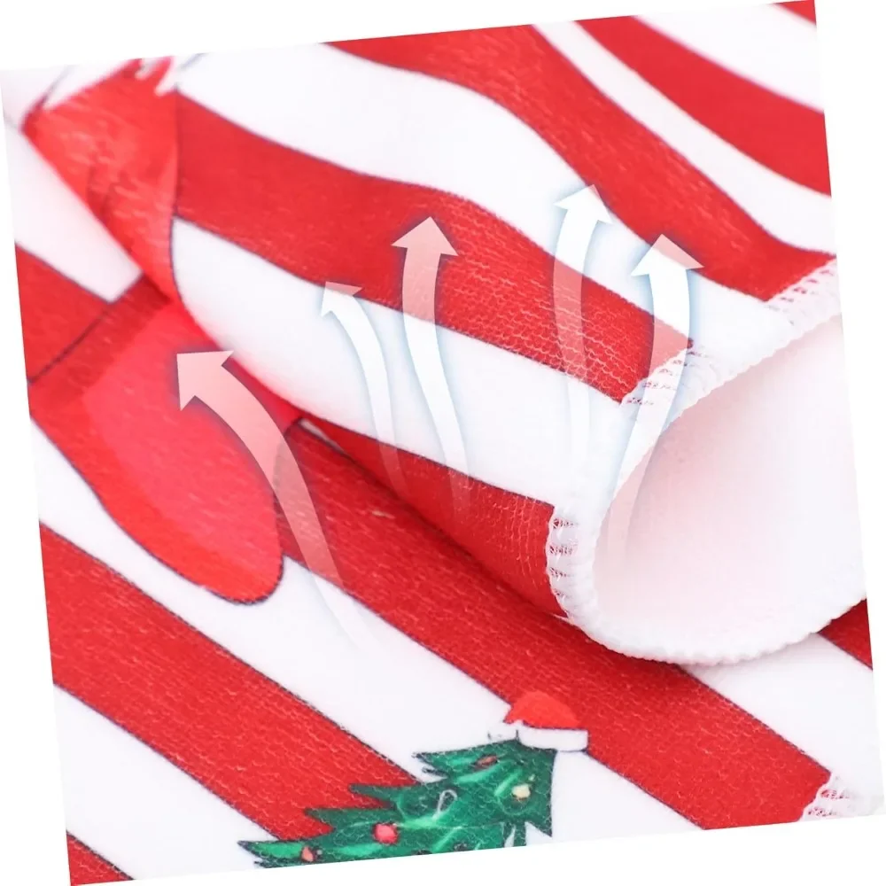 Toallas de cocina decorativas de Papá Noel para Navidad - imagen 4