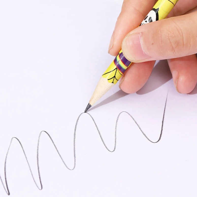 36 Uds. Lápiz HB estilo Halloween con sacapuntas manuales de plástico de Color aleatorio papelería de Halloween recompensas bonitas recuerdo de fiesta ZYF - imagen 3