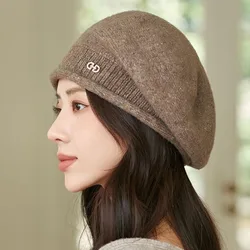 Gorro lana bebé abrigo cálido suave protección cabeza otoño invierno