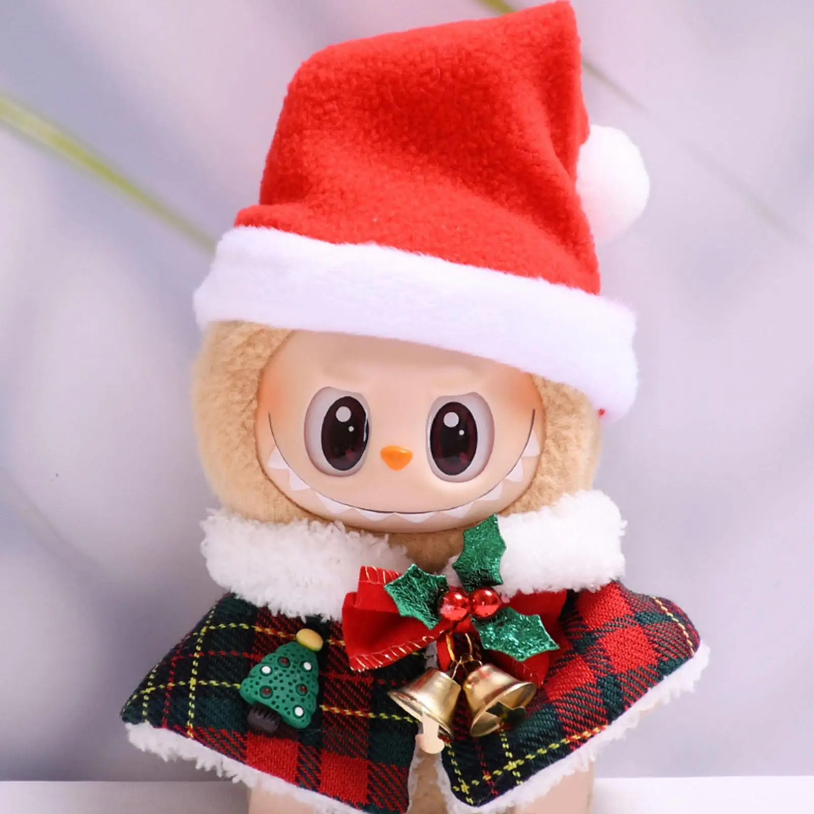 6.69in Doll Clothes Doll Clothing Christmas Dress up Handmade Doll Accessories Doll Cloak for Little Girls Birthday Gift Kids