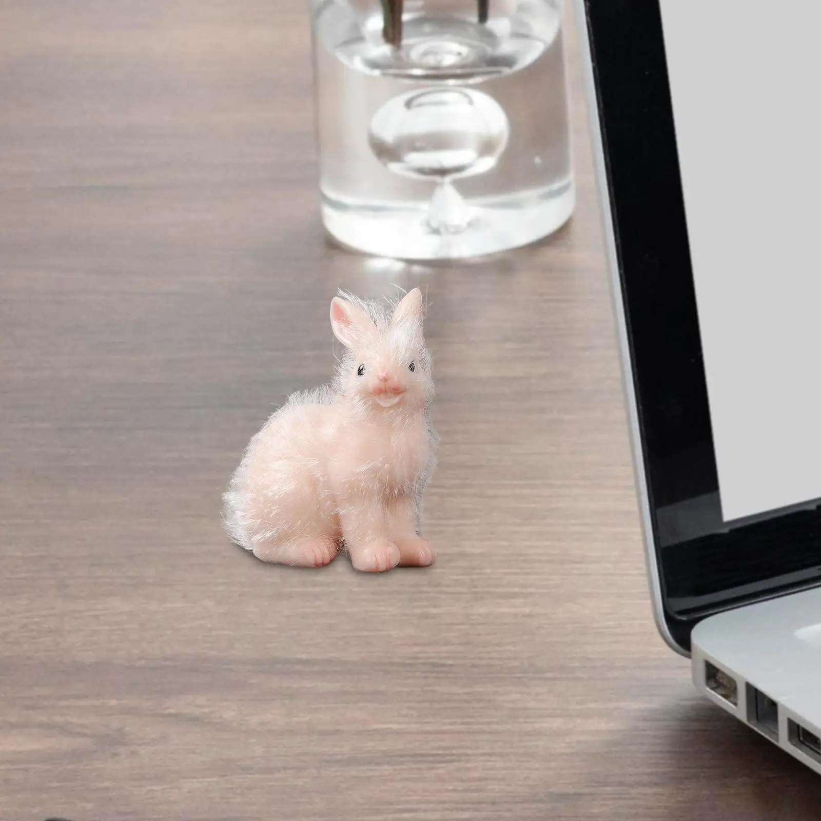 Bunny Figures Toys Funny Silicone Bunny Doll for Birthday Gift Party Favor