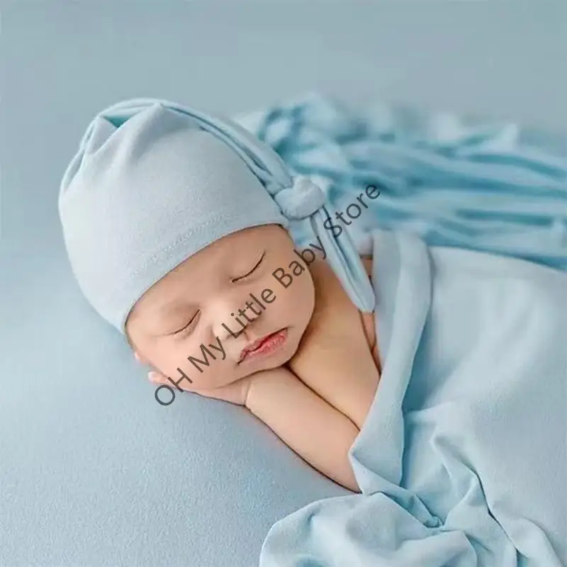 M76C edredón para bebé, manta receptora, manta absorbente fuerte, conjunto gorros, manta envolvente, gorro, Toalla baño - imagen 2