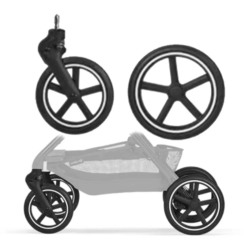 Rueda de cochecito para bicicleta Cybex Eezy S/Twist + 2 Buggy, carrito de bebé delantero o trasero con rodamientos, piezas de cochecito, accesorios para cochecito
