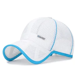 Gorra verano niños de malla transpirable – Algodón deportivo cierre snapback