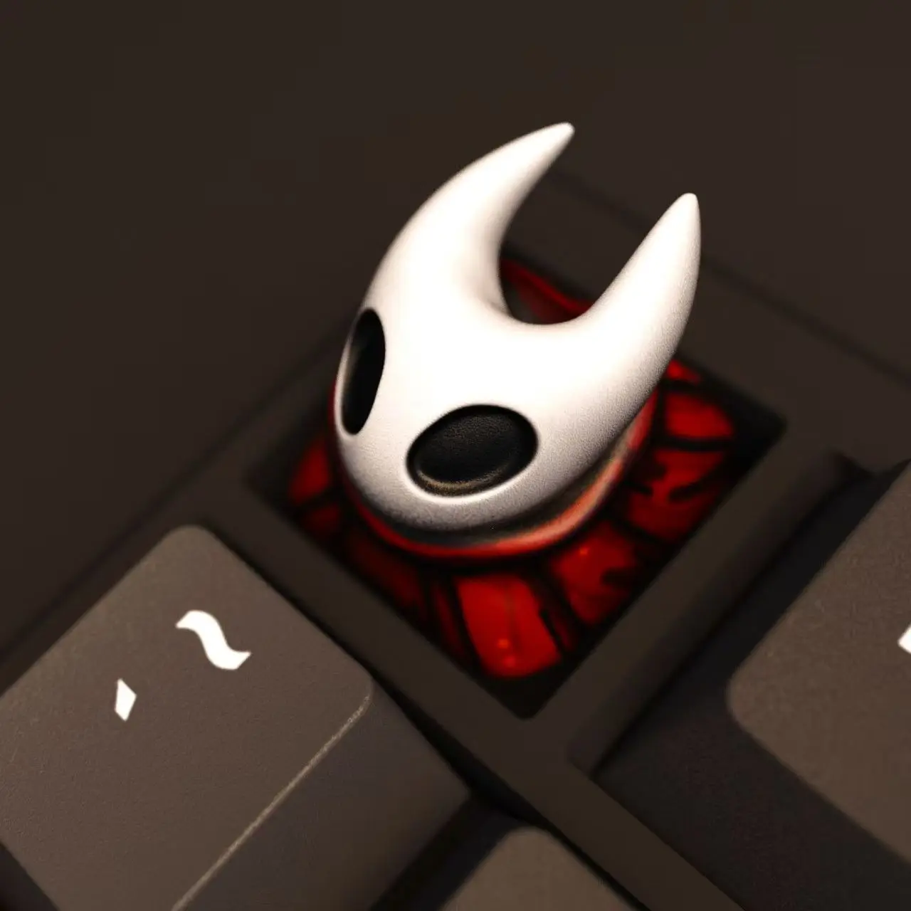 Hollow Knight Keycap único transparente Kawaii Hornet creativo Keycap resina Teclado mecánico personalizado Esc juego periférico - imagen 2