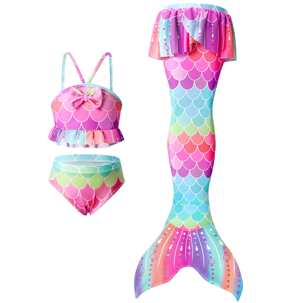Bikini de sirena para niñas