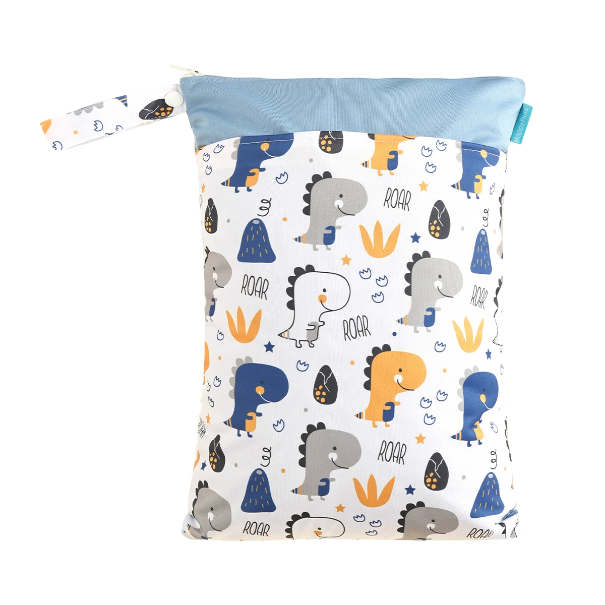 HappyFlute Wetbag impermeable 30×40 cm con asa para pañales