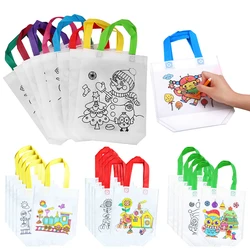 Bolsa infantil para colorear en tela no tejida - Manualidades