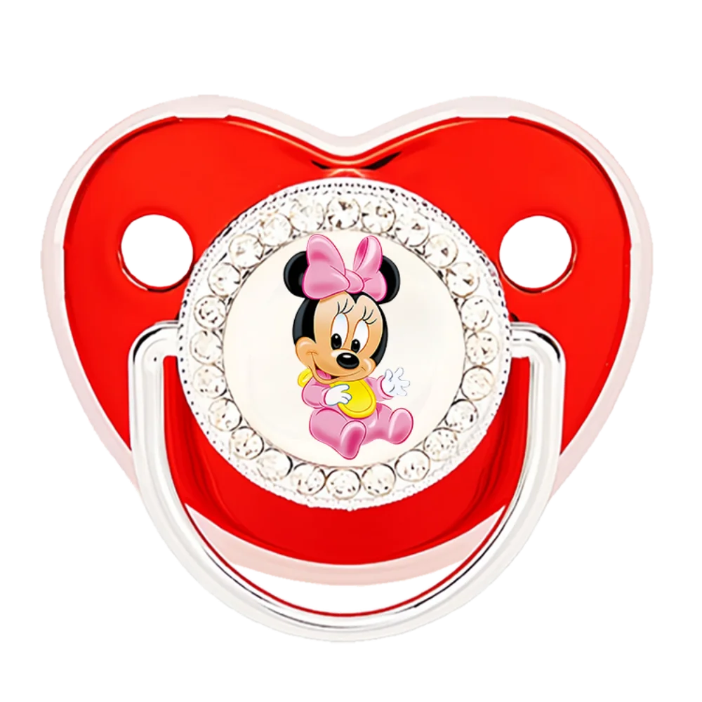 2025 chupete de bebé rojo recién nacido de lujo tetina de silicona chupete tetina de silicona juguete oral para recién nacido regalo de Baby Shower 0-6M - imagen 3