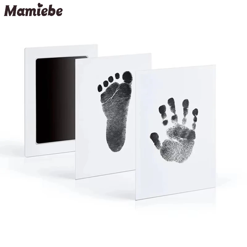 Kit de huellas de manos para bebés no tóxicos: captura de huellas y huellas de manos para recién nacidos, perfecto para recuerdos y regalos de bebés, huellas de manos para bebés - imagen 4