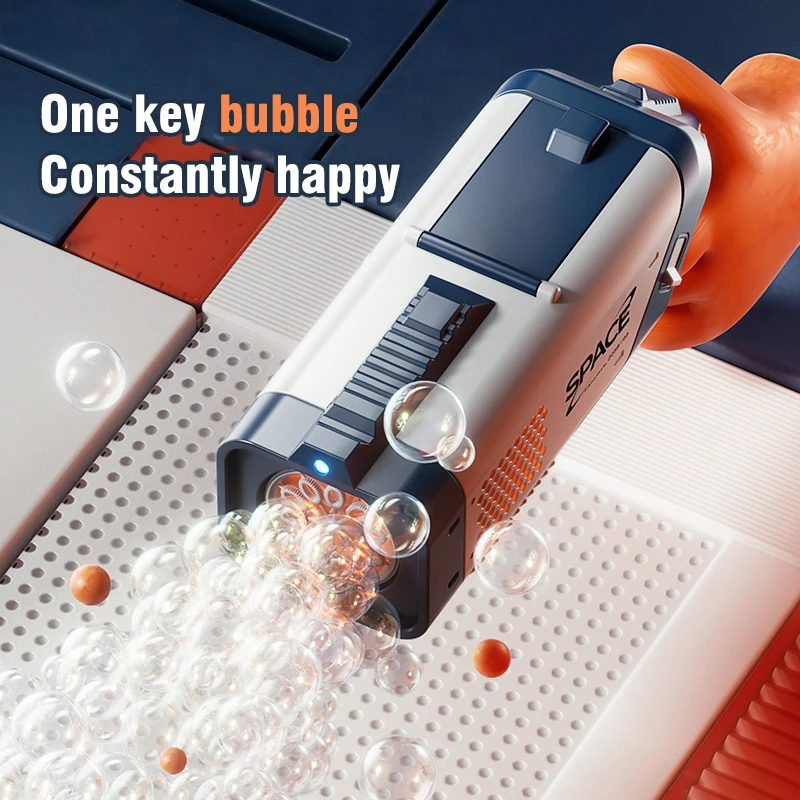 Pistola de burbujas automática con luces – Juguete para el verano - imagen 4
