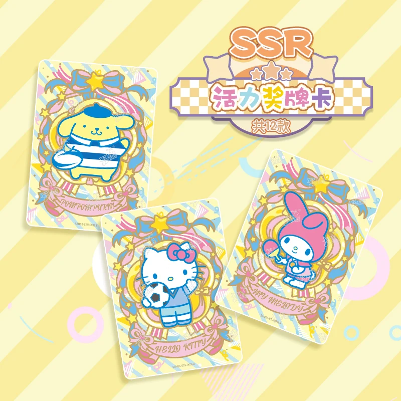 108 unids/set personajes originales de Anime Sanrio colección bonita tarjeta de Hobby Kuromi Melody Kitty Cinnamoroll regalo para niños - imagen 5