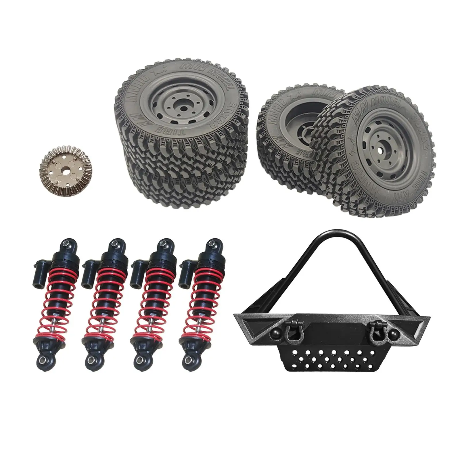 RC Car Spare Parts Sturdy Strong Upgrades for 1:12 MN86 MN86S MN128 RC High Speed Crawler Car DIY Modification Part Replacement