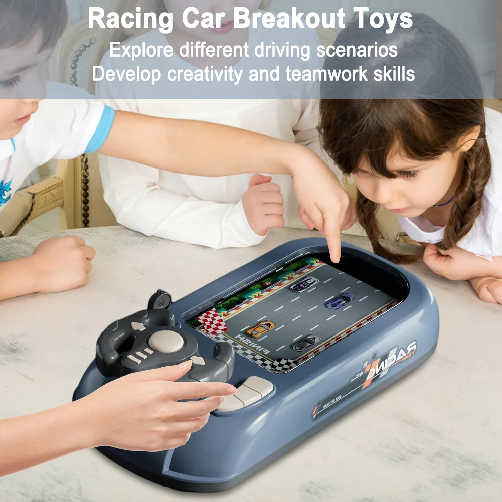 Juguete de conducción al volante para niños, juego de simulación, juego electrónico de aventura en el suelo con efectos de sonido musicales, regalos para niñas y niños - imagen 2