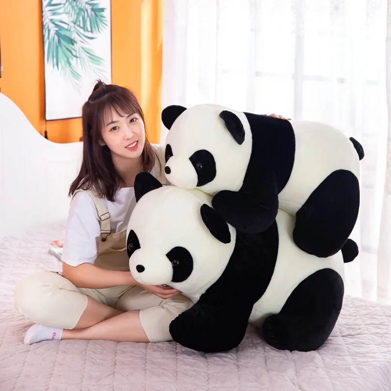 25-60Cm juguetes de peluche Panda juguetes de peluche lindos niños Kawaii decoración de la habitación animales suaves y de peluche regalo de cumpleaños regalo del Día de los niños - imagen 4